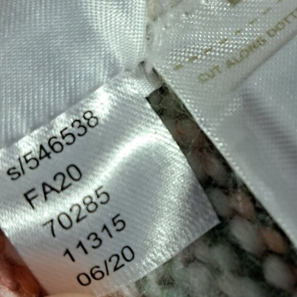 Lou & Grey for Loft Pink Space Dye Rainbow Pullover Sweater with Slits XS/S - Picture 4 of 5